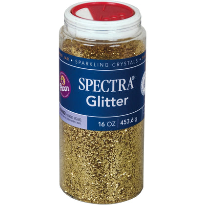 Spectra Glitter Sparkling Crystals: Gold 16 oz - 1 Each