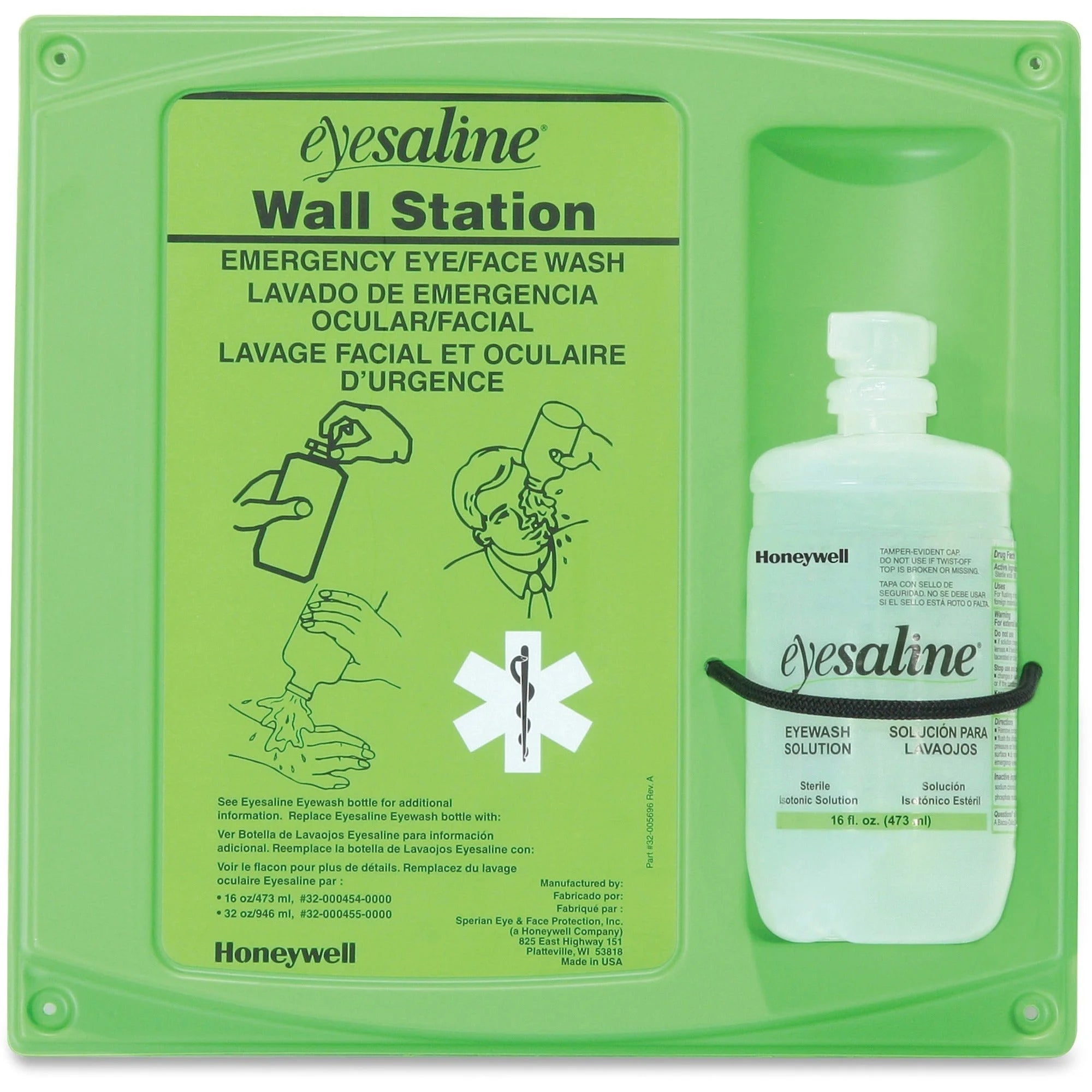 Sperian Fendall Eyewash Wall Station - Compact & Reliable Solution