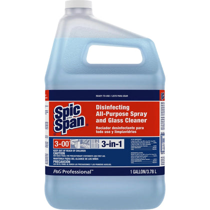 Spic and Span 3-in-1 Glass Cleaner - Multipurpose Concentrate - 128 fl oz - Fresh Scent - Cleaners