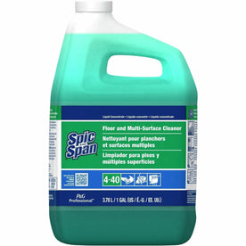 Spic and Span Floor Cleaner - Concentrate - 128 fl oz (4 quart) - Non-corrosive Slip Resistant - Green - 3 / Carton