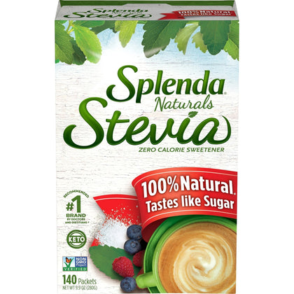 Splenda Naturals Stevia Sweetener - Natural - 140 Pack - Condiments