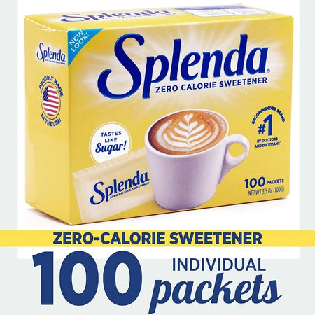 Splenda No Calorie Sweetener Packets - Artificial - 100/Box - Condiments