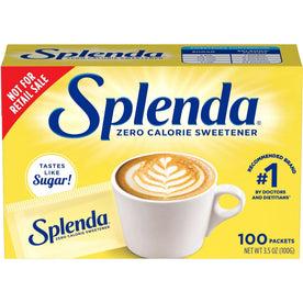 Splenda No Calorie Sweetener Packets - Artificial - 100/Box - Condiments
