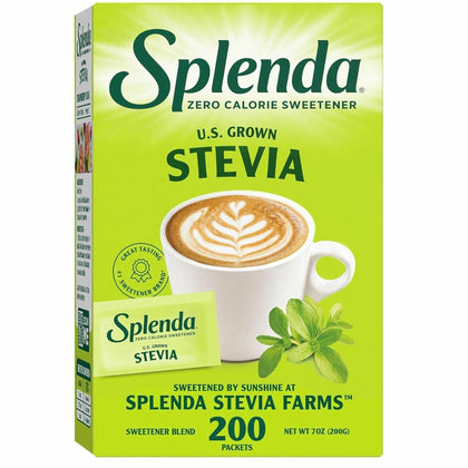 Splenda Single-Serve Sweetener Packets: 200 Packets 0.035 oz (1 g) - Condiments