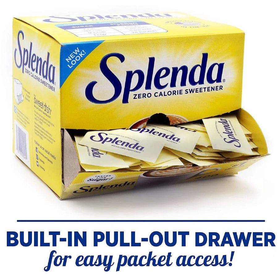 Splenda Single-Serve Sweetener Packets: Convenient Artificial - 400/Box - Condiments