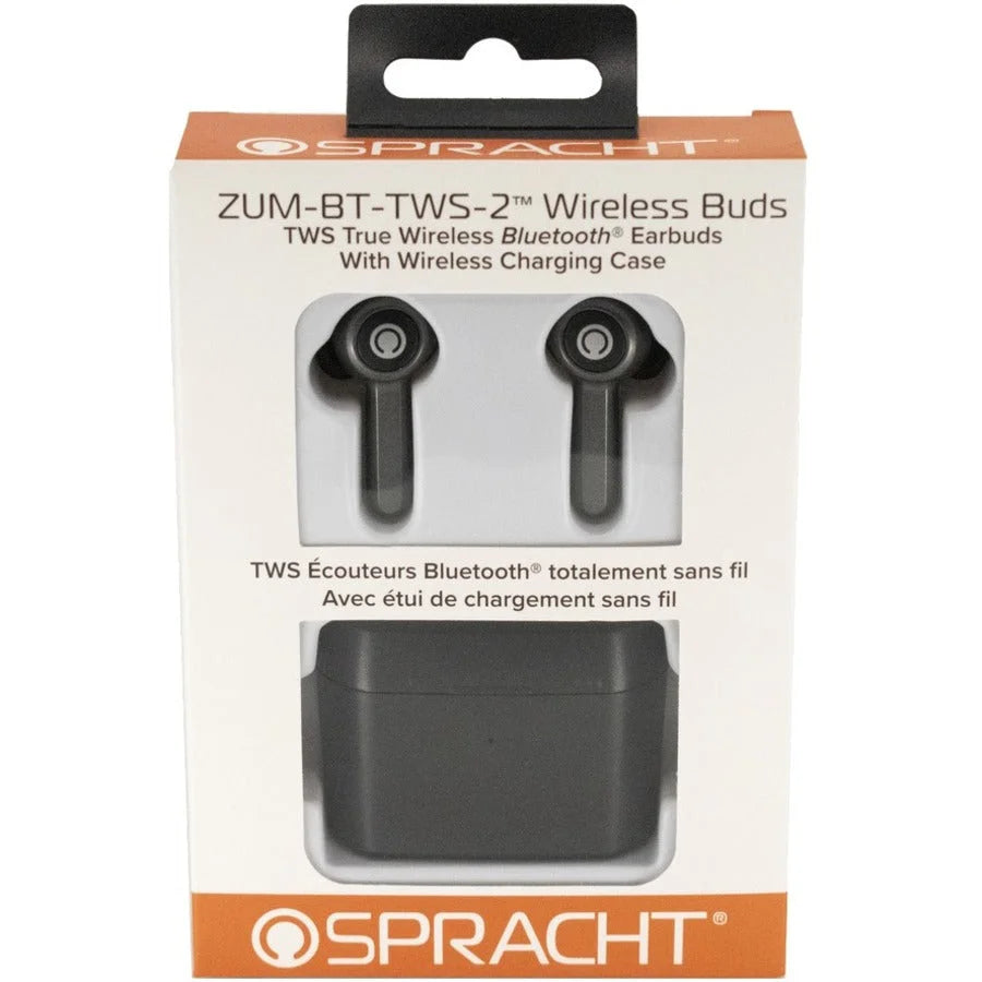 Spracht Earset: True Wireless Bluetooth Earbud with Noise Cancelling Mic - Headphones