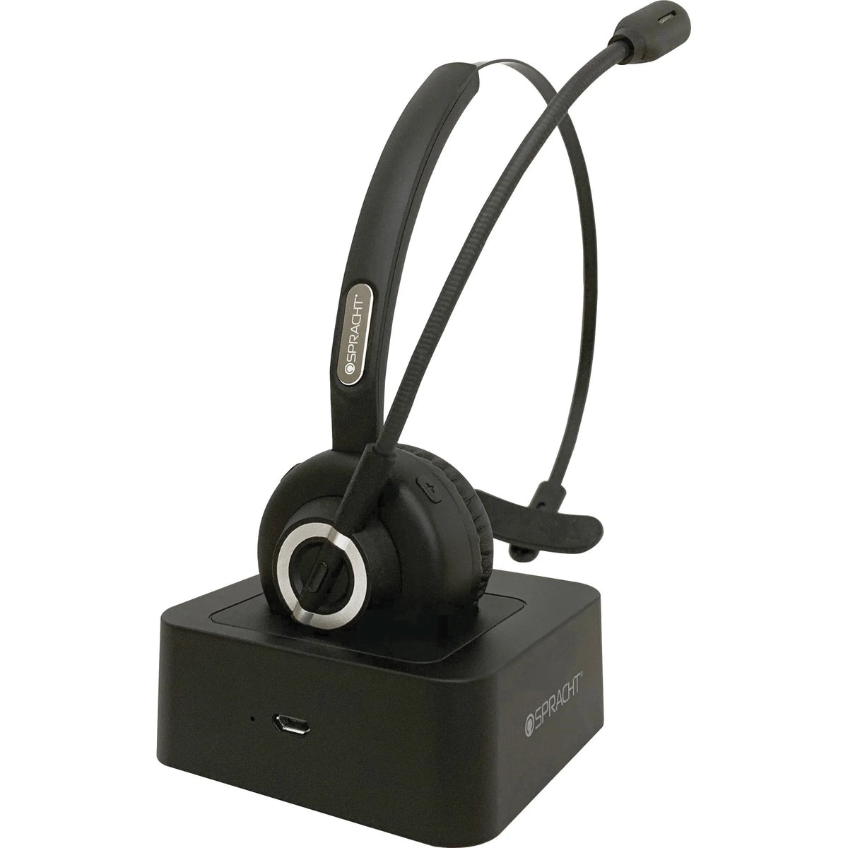 Spracht Mobile Office Headset: Wireless Bluetooth with Noise Cancelling Microphone - Headphones