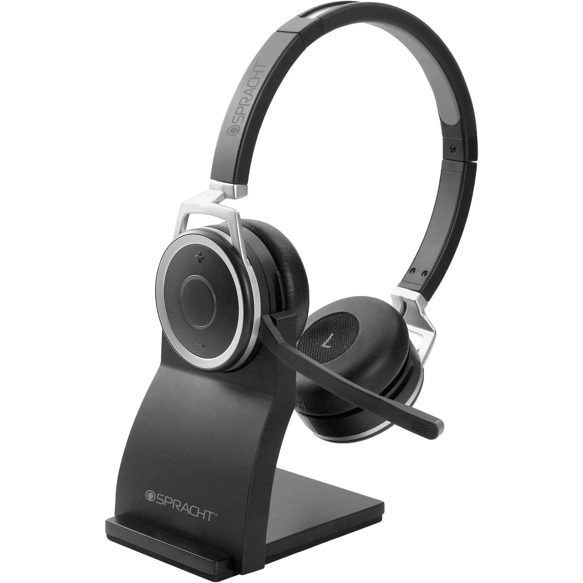 Spracht Prestige Combo Headset: Wired/Wireless USB Bluetooth - Black - Headphones