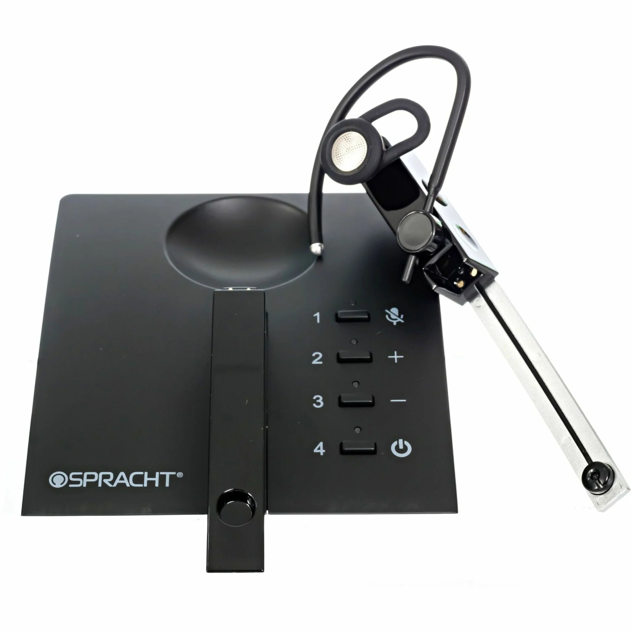 Spracht ZUM Bluetooth Headset: Mono Wireless Over-the-Ear - Matte Black - Headphones