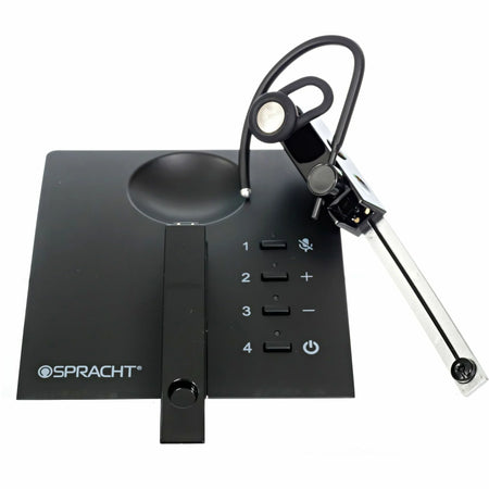 Spracht ZUM Bluetooth Headset: Mono Wireless Over-the-Ear - Matte Black - Headphones