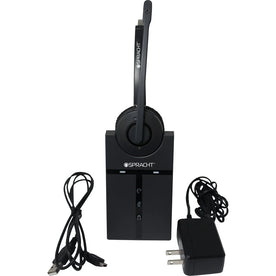 Spracht ZUM Maestro USB Headset: Wireless Mono DECT 6.0 350 ft Range Noise Canceling - Headphones