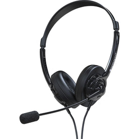 Spracht ZUM ZUM350B Headset: Stereo Wired Headphones with Noise Cancelling Mic