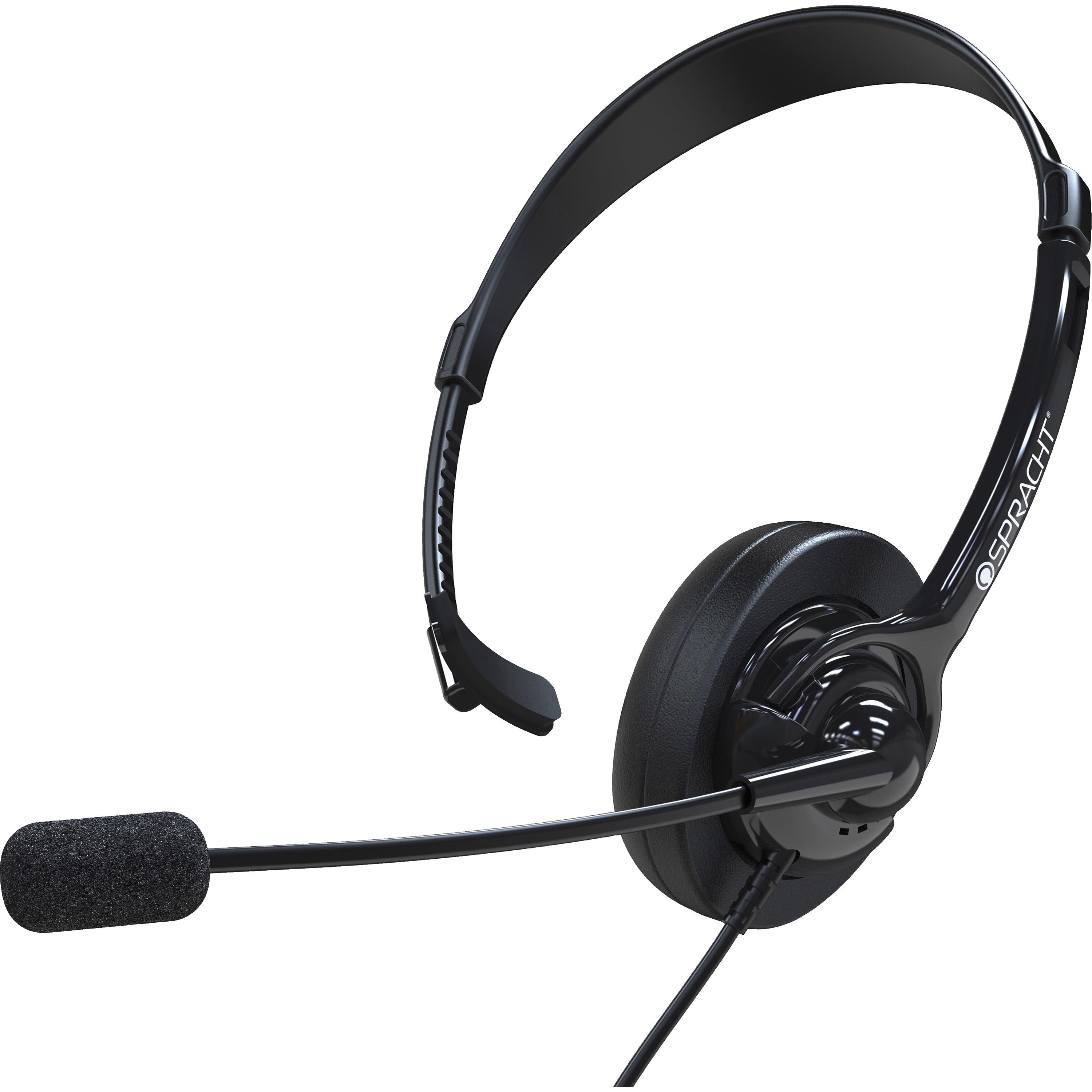Spracht ZUM350M Mono Headset - Wired with Noise Cancelling Microphone - Headphones