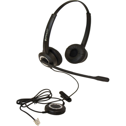 Spracht ZUMRJ9B Stereo Headset - Wired RJ-9 Over-the-head Design - Headphones