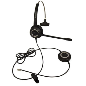Spracht ZUMRJ9M Mono Headset: Wired RJ-9 Over-the-head Design - Headphones