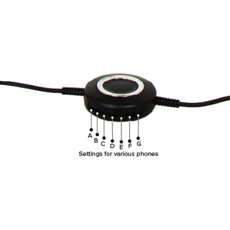 Spracht ZUMRJ9M Mono Headset: Wired RJ-9 Over-the-head Design - Headphones