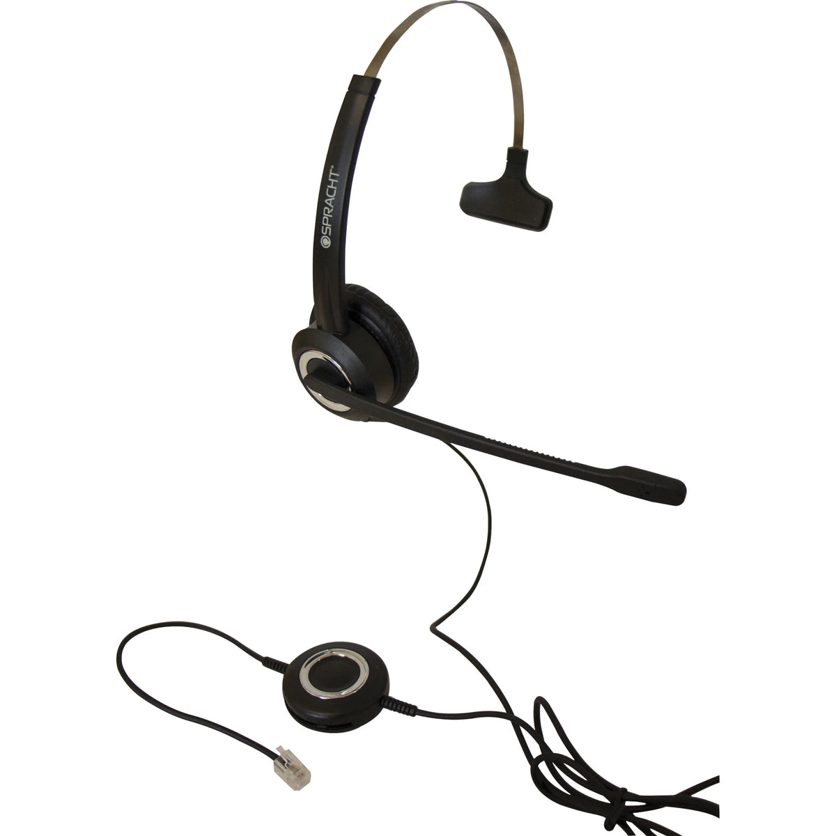 Spracht ZUMRJ9M Mono Headset: Wired RJ-9 Over-the-head Design - Headphones
