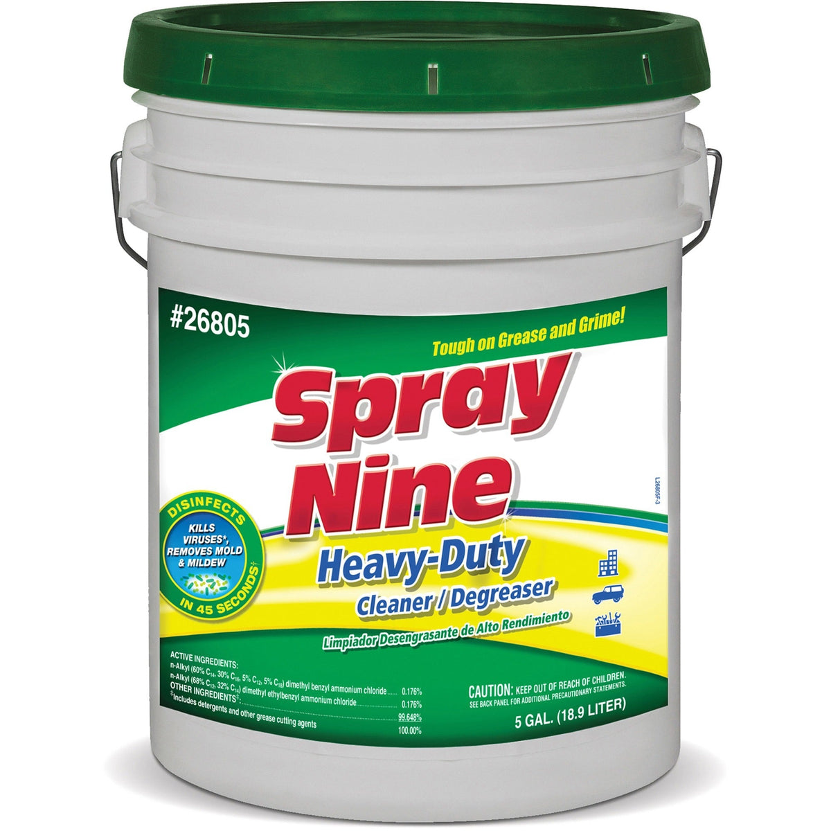 Spray Nine Heavy-Duty Cleaner/Degreaser + Disinfectant - 2000