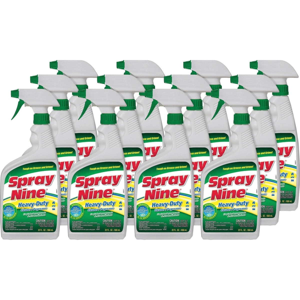 Spray Nine Heavy-Duty Cleaner/Degreaser: Multi-Surface Disinfectant - 22 fl oz - Disinfectants