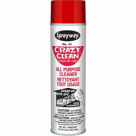 Sprayway Crazy Clean All-Purpose Cleaner - 19 fl oz - Deodorize & Non-abrasive - Multipurpose Cleaners