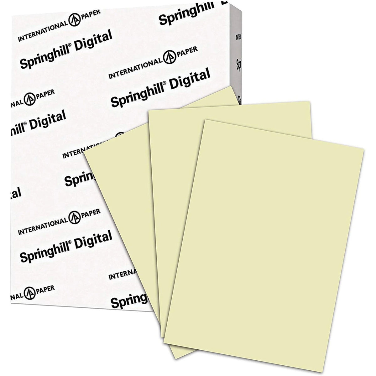 Springhill Multipurpose Cardstock: Ivory 92 Brightness Letter Size 90 lb - 250 Pack - Copy & Printer Paper