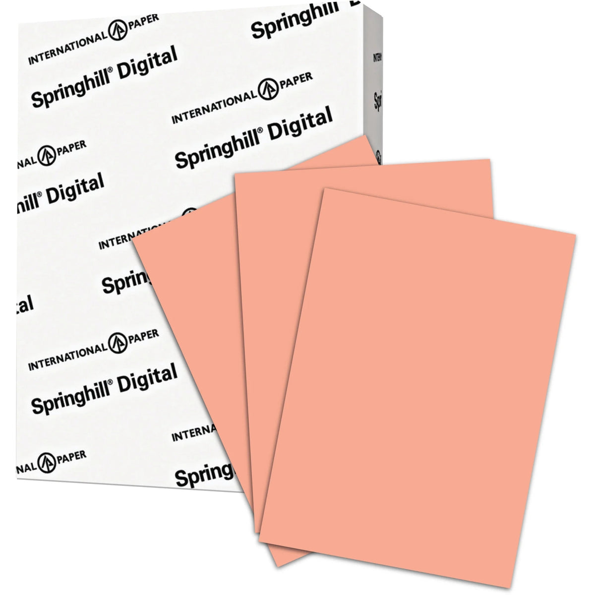 Springhill Multipurpose Cardstock: Salmon 92 Brightness 110 lb - 250/Pack - Copy & Printer Paper