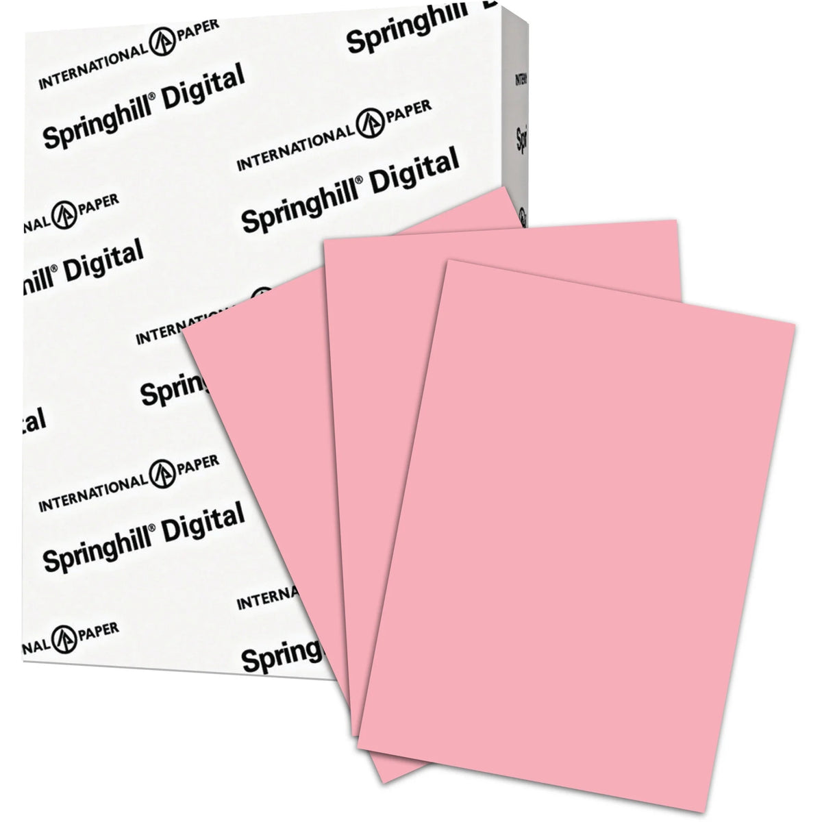 Springhill Vellum Bristol Cover Paper 8 1/2’’ x 11’’ 250 / Pack Letter 67 lb Basis Weight (SGH076000) - Specialty