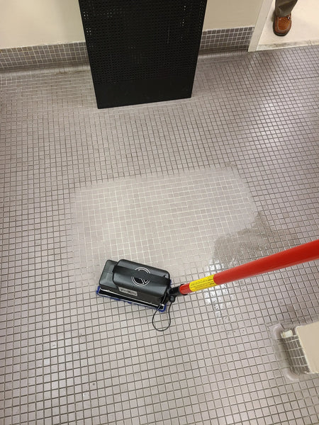 Square Scrub Doodle Deluxe – Compact Commercial Orbital Floor Scrubber Kit