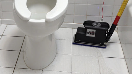 Square Scrub Doodle Deluxe – Compact Commercial Orbital Floor Scrubber Kit