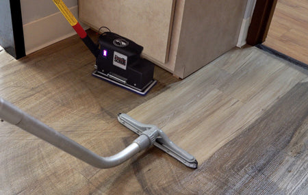 Square Scrub Doodle Deluxe – Compact Commercial Orbital Floor Scrubber Kit