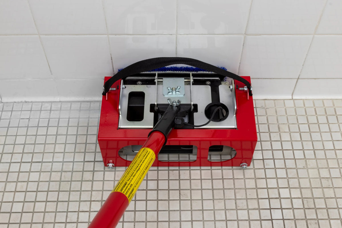 Square Scrub Doodle Deluxe – Compact Commercial Orbital Floor Scrubber Kit