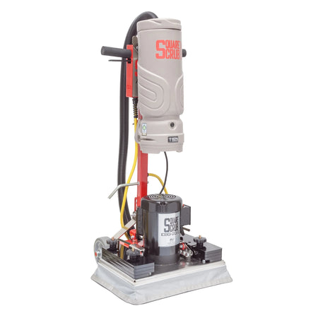Square Scrub EBG-20/CV PIVOT – Commercial Orbital Floor Prep Machine with HEPA Dry Vac Kit - Pads