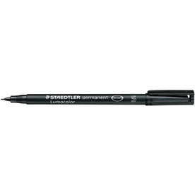 Staedtler Lumocolor Permanent Pens - 0.4mm Fine Marker - Refillable - Black Ink - Markers & Dry-Erase