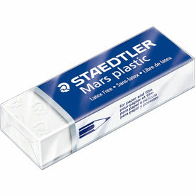 Staedtler Mars Plastic White Eraser - Latex-free Smear Resistant - Erasers