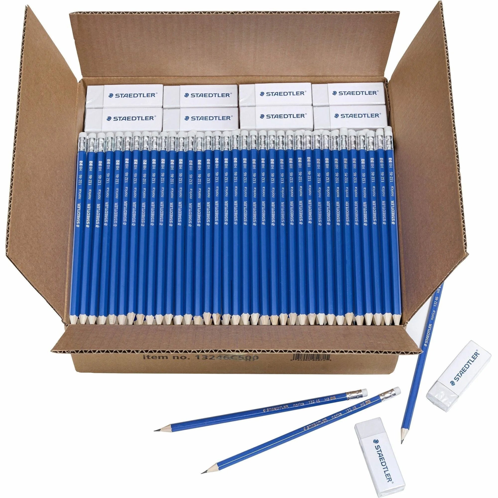 Staedtler Norica Pencils & Eraser Class Pack - 500 Count