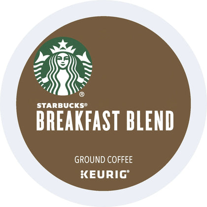 Starbucks Breakfast Blend K-Cup Coffee - Medium Roast - 24 Count Box
