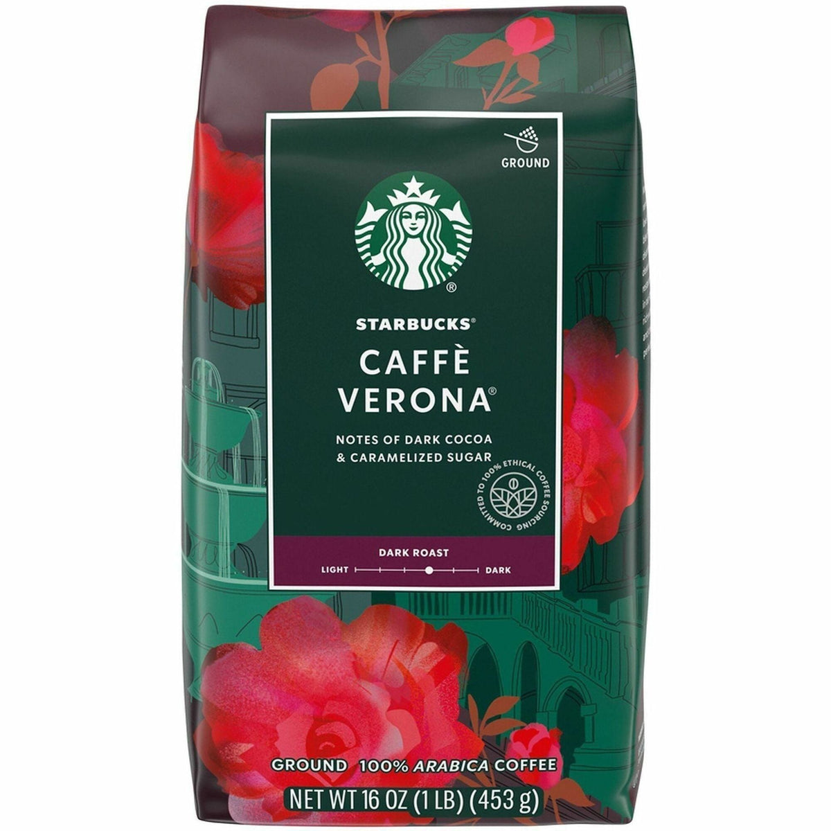 Starbucks Caffe Verona Coffee - Dark - 16 oz - 1 Each