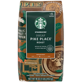 Starbucks Decaf Pike Place Coffee 16 oz 1 Each Medium Decaffeinated (SBK12411962)