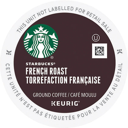 Starbucks French Roast Coffee K-Cups - Bold & Rich Flavor - 24/Box