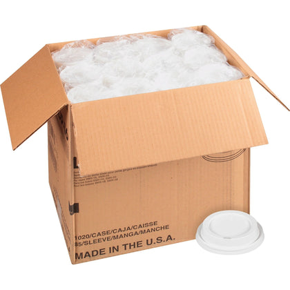 Starbucks Plastic Hot Cup Lids - White - 1020/Carton - Cups