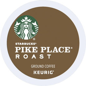 Starbucks® K-Cup Pike Place Roast Coffee - Compatible with Keurig Brewer - Medium - 24/Box
