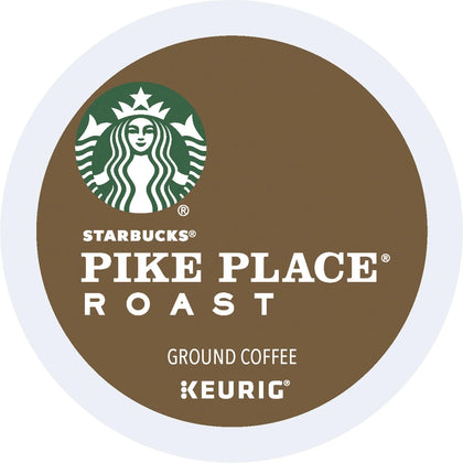 Starbucks® Pike Place Roast K-Cup Coffee - Medium - 24/Box 4/Carton