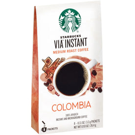 Starbucks VIA Ready Brew Colombia Coffee 0.1 oz 8 / Box Medium (SBK12407839)