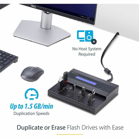 StarTech.com 1:7 Standalone USB Duplicator and Eraser - for USB Flash Drives - Alternate-Image1