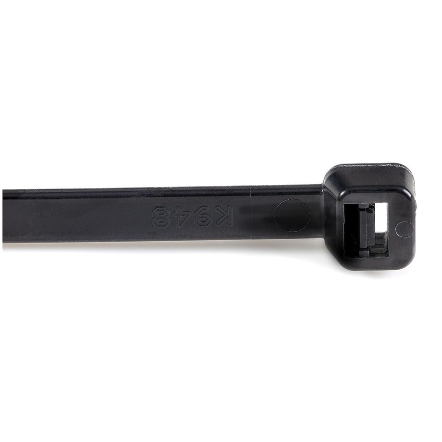 StarTech.com 100 Pack 8" Cable Ties - Black Large Nylon/Plastic Zip Tie - Alternate-Image3