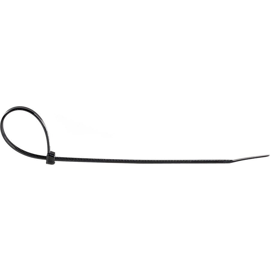 StarTech.com 100 Pack 8" Cable Ties - Black Large Nylon/Plastic Zip Tie - Alternate-Image2