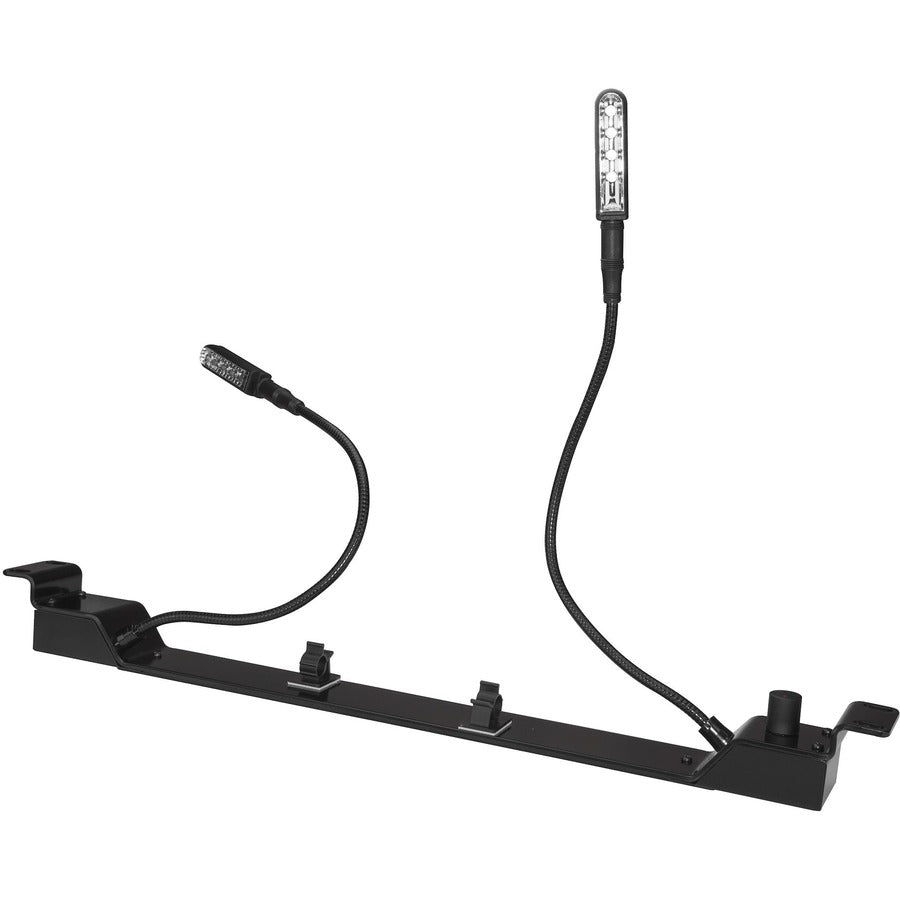 StarTech.com 1U Rack-Mount Light Panel - Dimmable LEDs, with Flexible Gooseneck Arms - Alternate-Image2