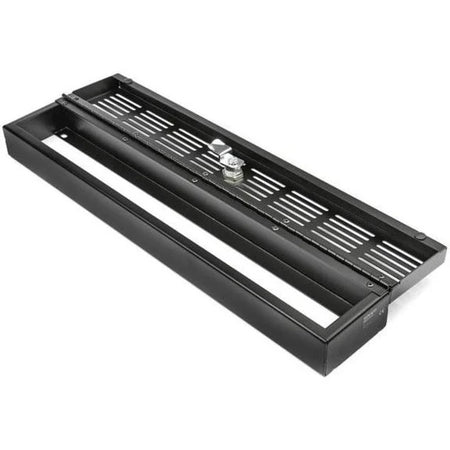 StarTech.com 2U Rack-Mount Security Cover - Hinged Steel Black - Computer / Laptop Accessories