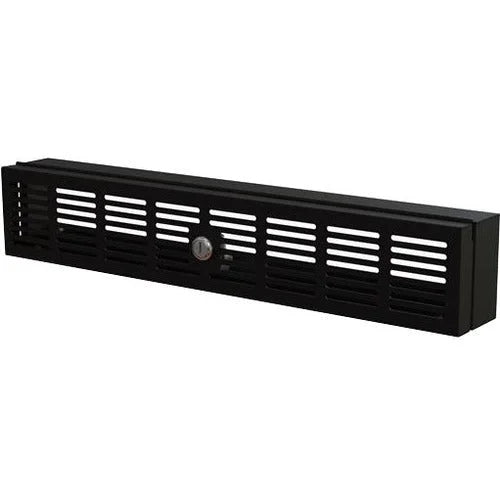 StarTech.com 2U Rack-Mount Security Cover - Hinged Steel Black - Computer / Laptop Accessories