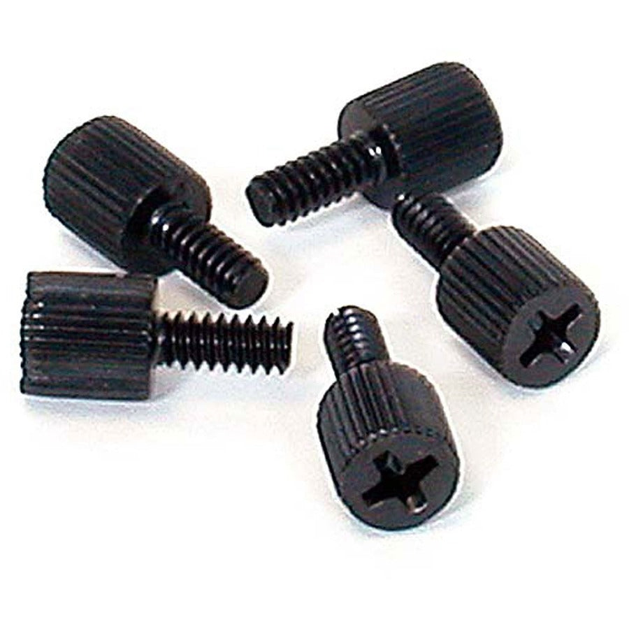StarTech.com 6-32, 5/16in Long Black Metal Computer Case Thumbscrew - Pkg of 50 - Alternate-Image1
